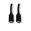 USB-kaapeli VALUE 11.99.9057 USB 3.2 Gen 2 0,5 m USB-C musta