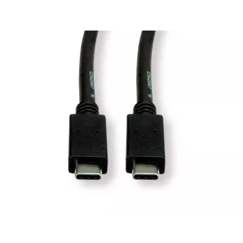 USB-kaapeli VALUE 11.99.9057 USB 3.2 Gen 2 0,5 m USB-C musta