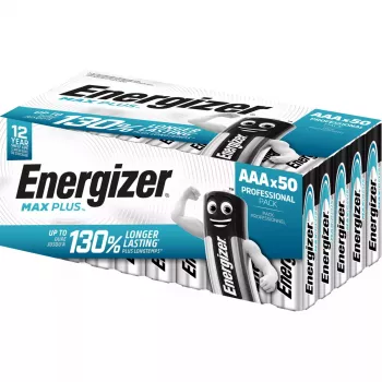 Energizer Max Plus LR03 AAA 1,5V alkaliparistot 50 kpl:n pakkaus