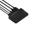 USB-C-keskitin Brydge Stone Lite — HDMI, USB-A 2.0, USB-C (USB 3.2 Gen 1), musta, 134,9×82×20,1 mm