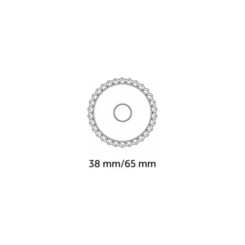 PYÖREÄ SIKSAKKIRAVIOLILEIMASIN ø65mm