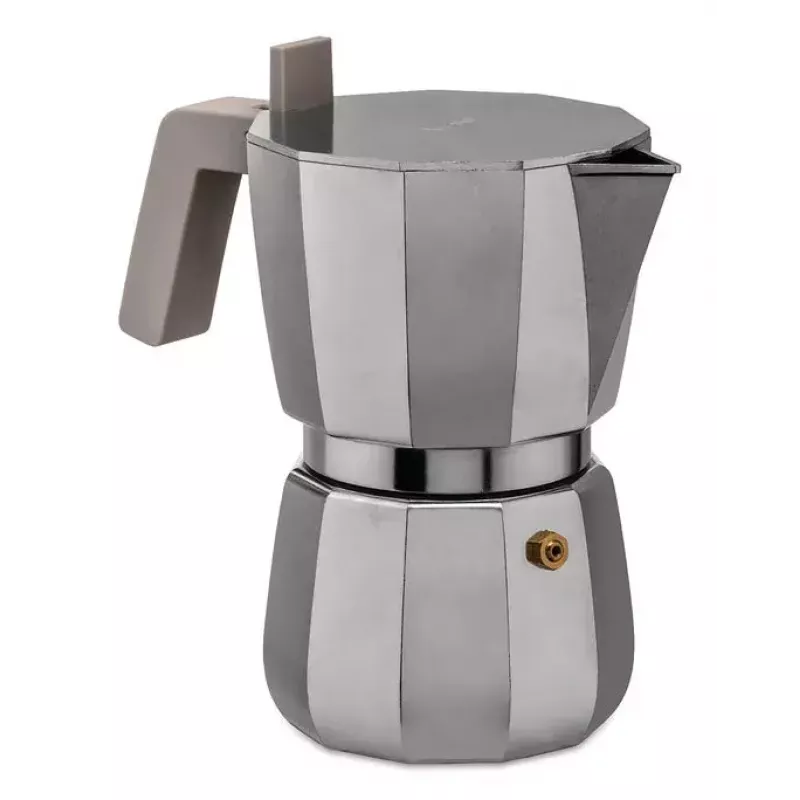 Moka-kannu Alessi Moka 0,07 L harmaa