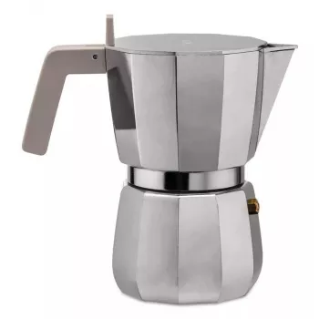 Moka-kannu Alessi Moka 0,07 L harmaa