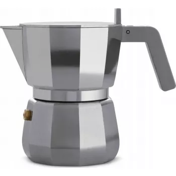 Espresso-moka-kannu ALESSI DC06/3 hopea – liesikannu, 3 kupin tilavuus