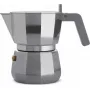Espresso-moka-kannu ALESSI DC06/3 hopea – liesikannu, 3 kupin tilavuus