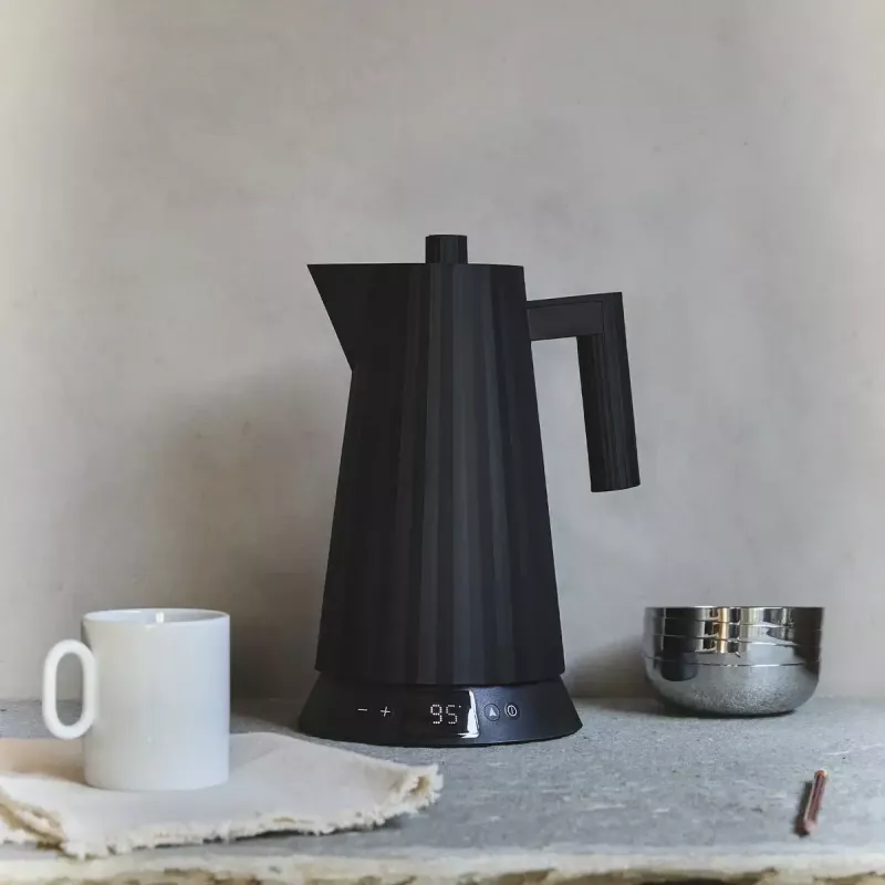 Sähköinen vedenkeitin Alessi 1,0 l 2200 W musta