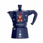 Mokkapannu BIALETTI Moka Express 3 kupille 150 ml, Joyful Christmas Blue