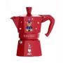 Mokkapannu BIALETTI Moka Express 3 kupille (150 ml) punainen espressopannu liedelle