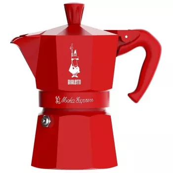 Liesikahvinkeitin BIALETTI Moka Express 1TZ 1 kupille punainen