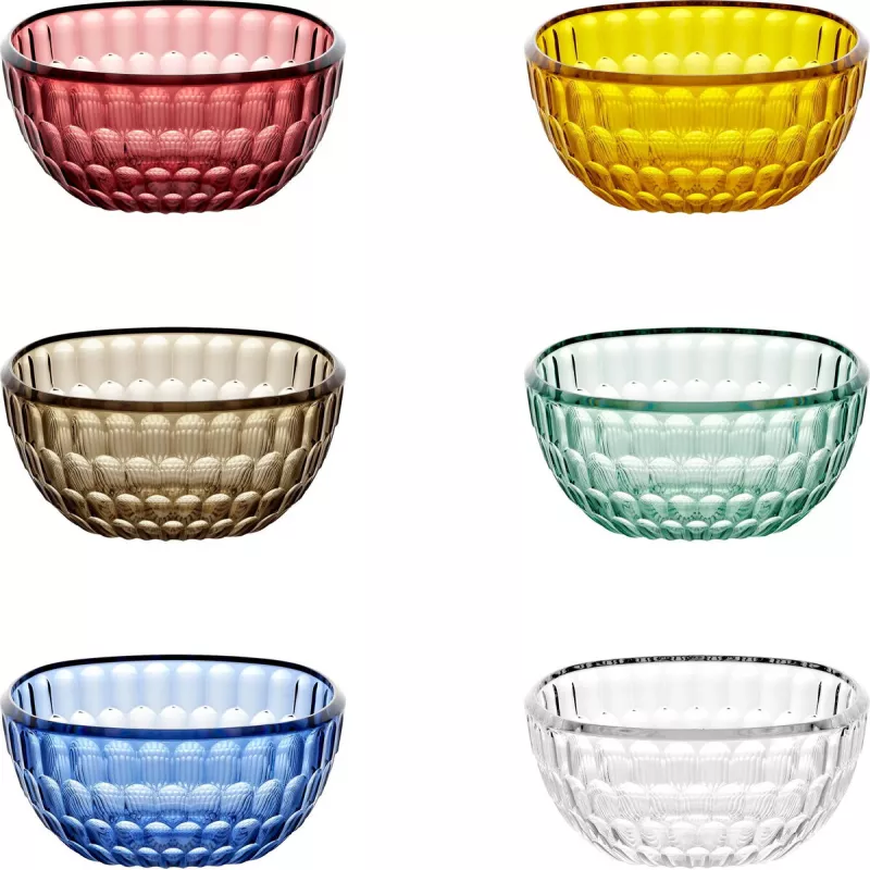 Tarjoilukulhot Guzzini VANITY 6 kpl:n sarja, eri värejä, 12 cm