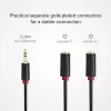 SBS Audio -stereoäänikaapeli 3,5 mm plugi jakajalla