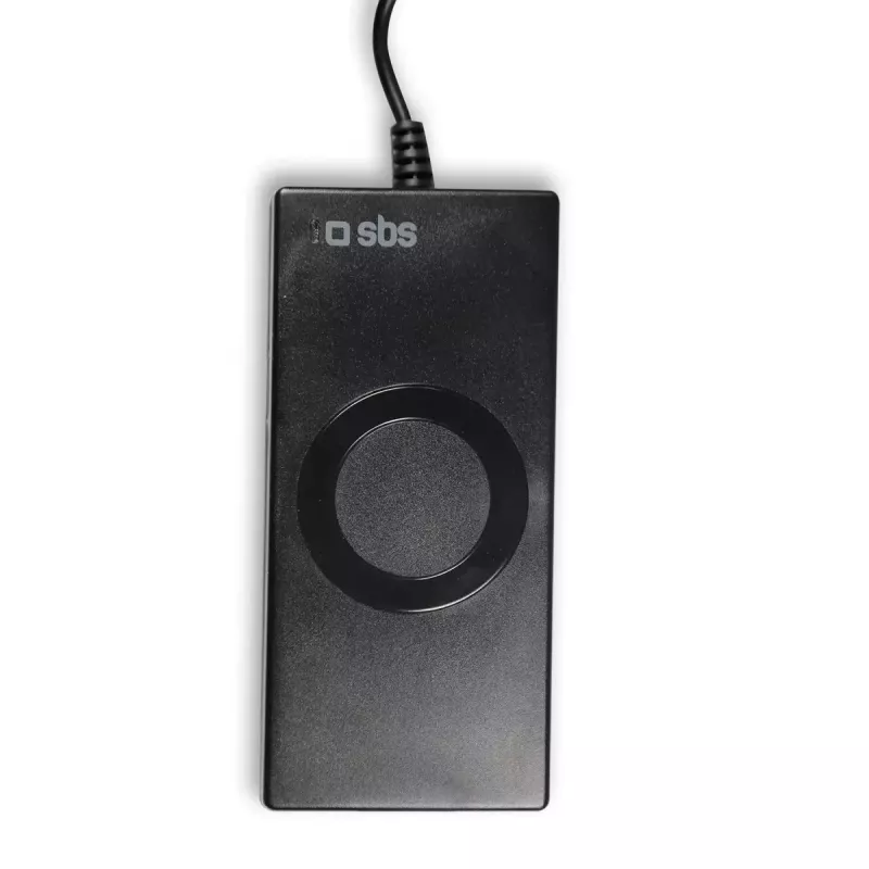 SBS Portable -verkkolaite 90 W kannettaviin tietokoneisiin sisäkäyttöön musta 2,2 m