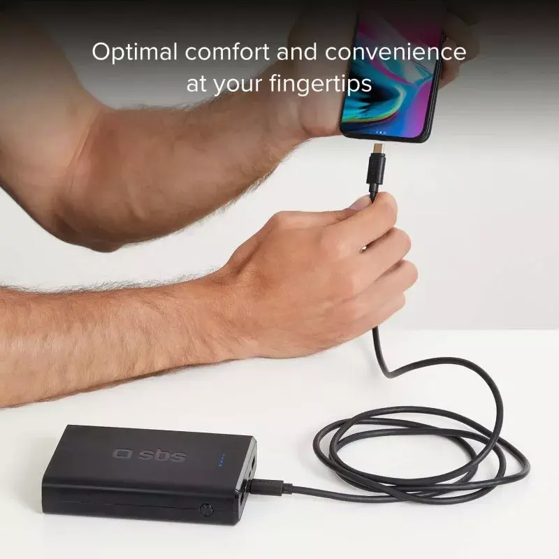 SBS TECABLETCC31K -data- ja latauskaapeli USB-C 1,5 m USB 3.2 Gen 1