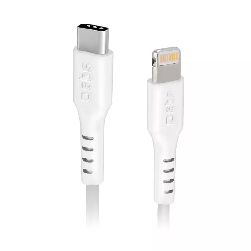 Lightning - USB-C -kaapeli SBS Mobile TECABLELIGTC2W — 2 m, valkoinen