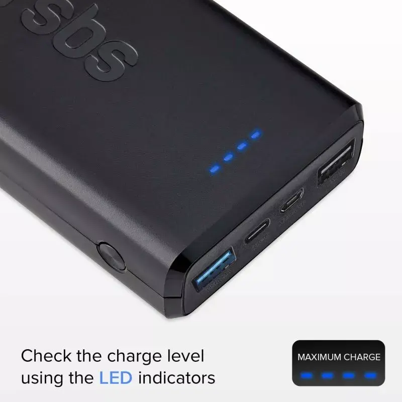 SBS TTBB20000FASTK -varavirtalähde 20000 mAh