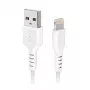 SBS TECABLEUSBIP5389W -Lightning-kaapeli 3 m valkoinen USB A