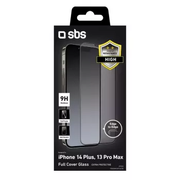 SBS TESCRFCIP1367K -näytönsuojakalvo iPhone 13 Pro Max -puhelimeen, iskunkestävä ja naarmuuntumaton