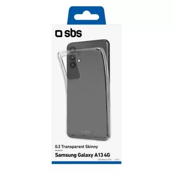 SBS Skinny Cover -suojakuori Samsung Galaxy A13 4G:lle, läpinäkyvä