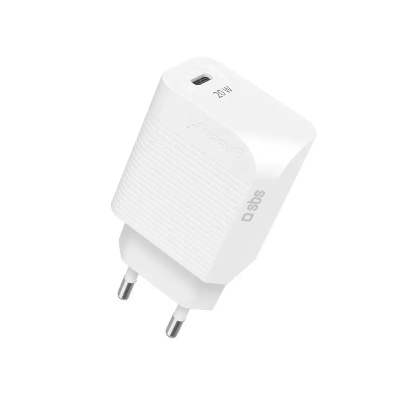 SBS GRETR1CPD20W -mobiililaturi yleiskäyttöinen valkoinen AC pikalataus