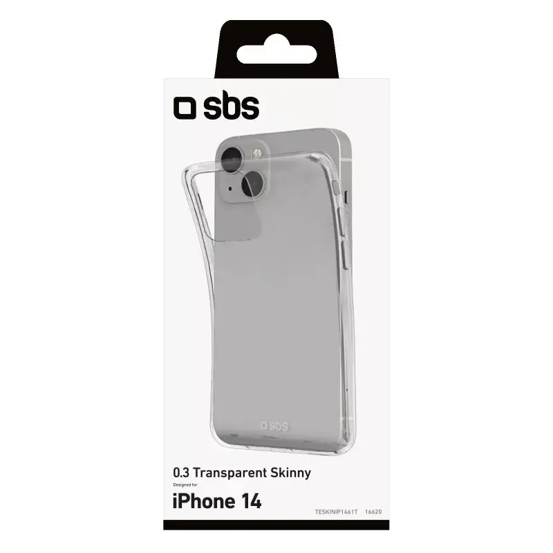 SBS TESKINIP1461T -kuori iPhone 14 -puhelimeen läpinäkyvä 15,5 cm