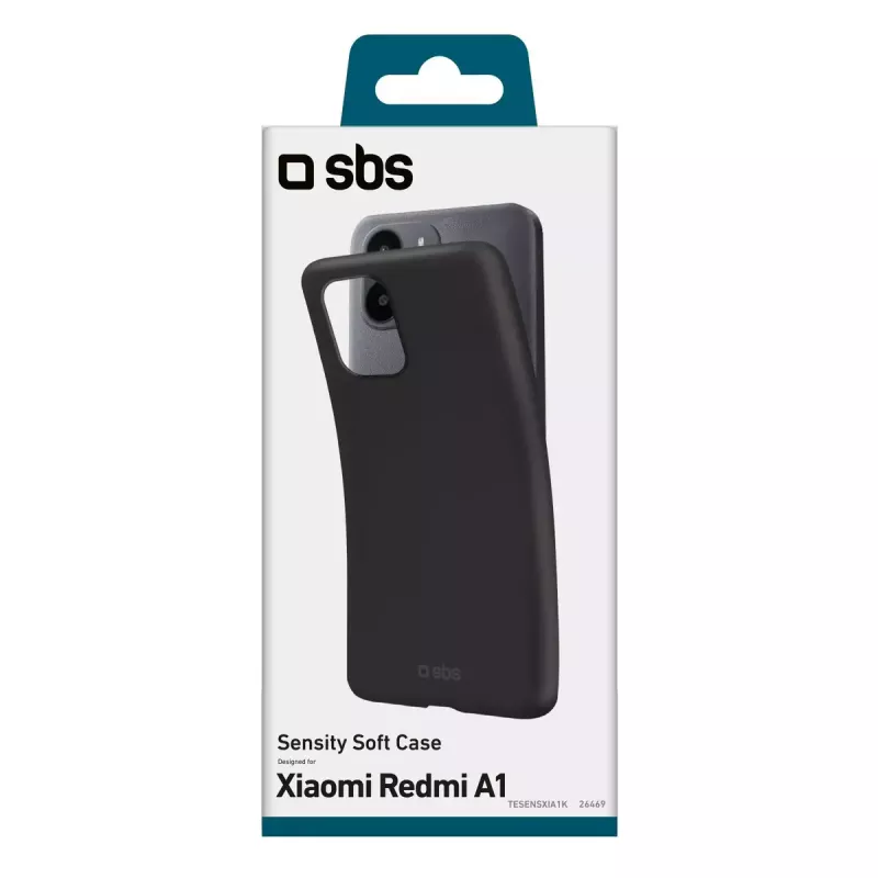 SBS Sensity kuori Xiaomi Redmi A1 16,6 cm musta