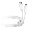 SBS Mobile TECABLETISSUETCCG USB-C–USB-C-kaapeli, USB 2.0, 1,5 m, valkoinen