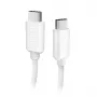 SBS Mobile TECABLETISSUETCCG USB-C–USB-C-kaapeli, USB 2.0, 1,5 m, valkoinen