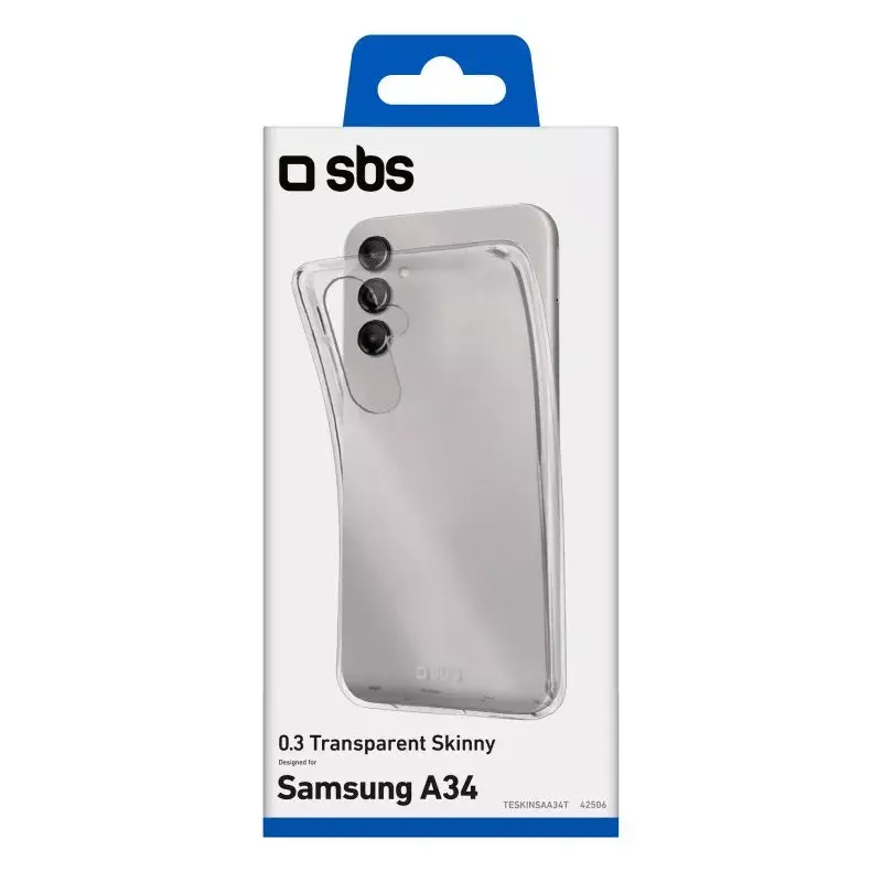 SBS Galaxy A34 kuori 16,8 cm läpinäkyvä monokromaattinen