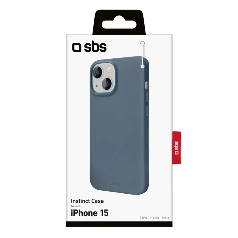 SBS TEINSTIP1561B kuori iPhone 15 15,5 cm sininen