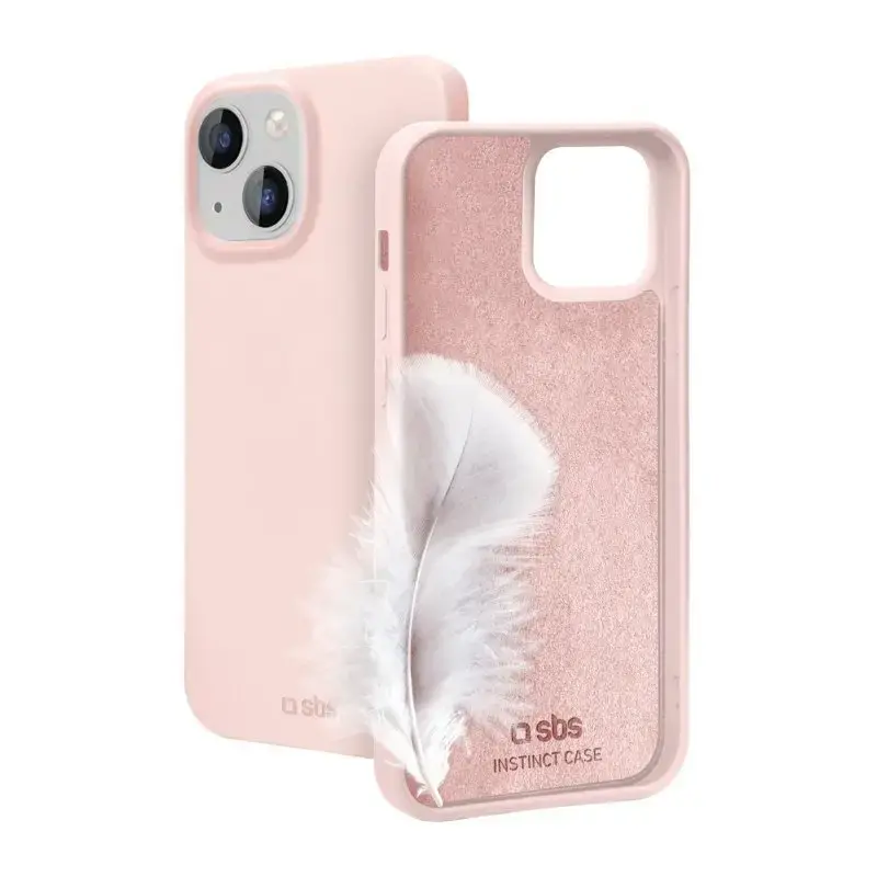 SBS TEINSTIP1561P kuori iPhone 15 15,5 cm (6,1 tuumaa) pinkki