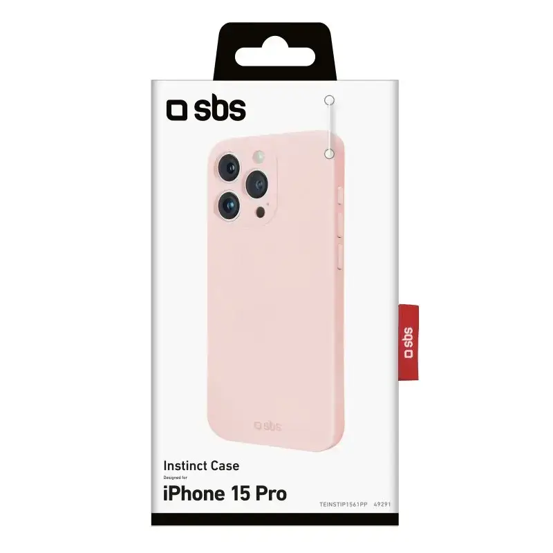 SBS TEINSTIP1561PP kuori iPhone 15 Pro 15,5 cm pinkki