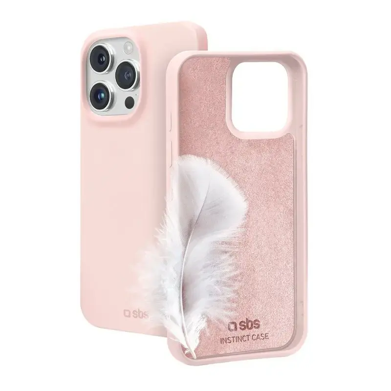 SBS TEINSTIP1561PP kuori iPhone 15 Pro 15,5 cm pinkki