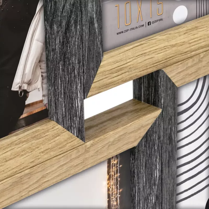 Kuvakehyssarja ZEP Vercelli musta ruskea MDF 535x320 mm