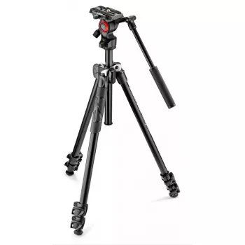 Manfrotto MK290LTA3-V jalusta yleiskäyttöön 3 jalkaa musta