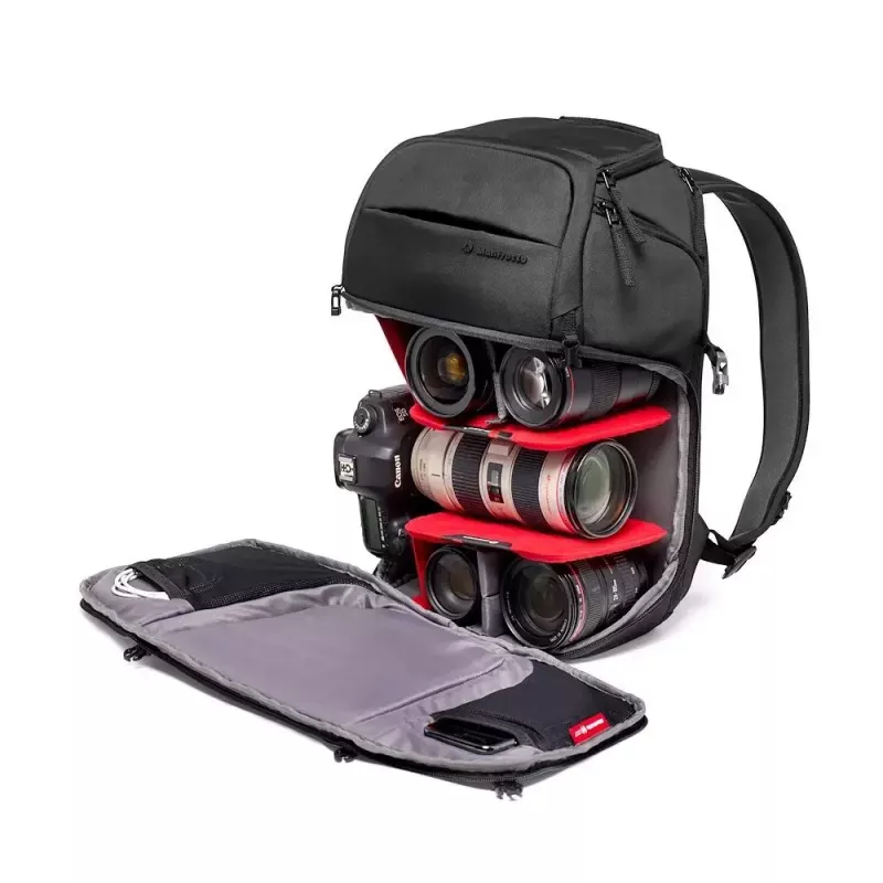 Manfrotto MB MA3-BP-FM reppu yleiskäyttöön musta
