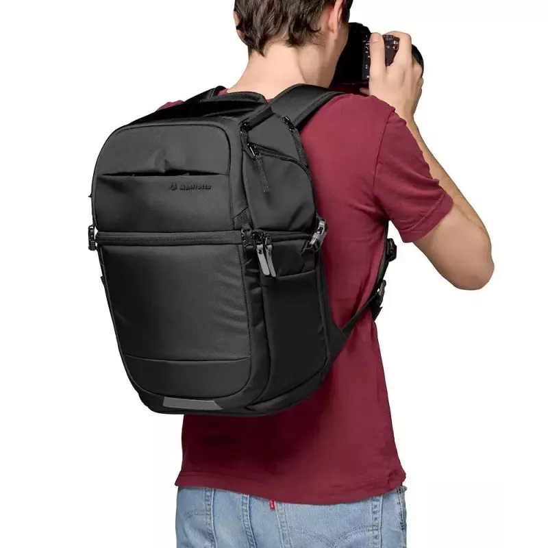 Manfrotto MB MA3-BP-FM reppu yleiskäyttöön musta
