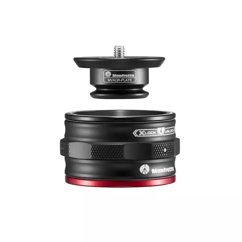 Jalusta Manfrotto MVAQR-BASE musta alumiini 20 kg kantavuus