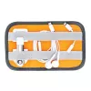 Lowepro GearUp Pouch Mini laukku nailon polyesteri ripstop harmaa oranssi