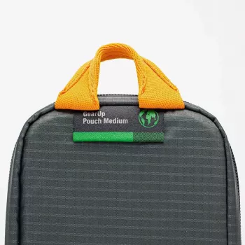 Lowepro Pouch Medium GearUp GL LP37139-GRL nailon ripstop polyesteri oranssi harmaa 280x45x140mm