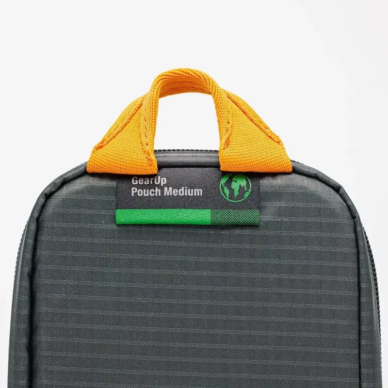Lowepro Pouch Medium GearUp GL LP37139-GRL nailon ripstop polyesteri oranssi harmaa 280x45x140mm