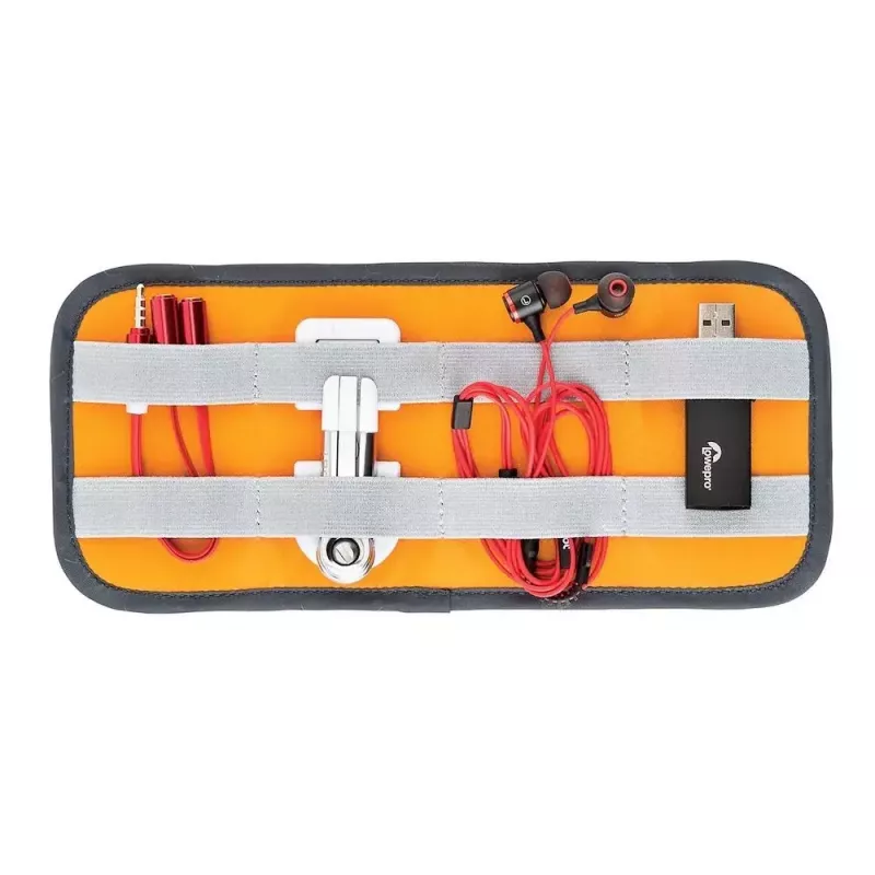 Lowepro Pouch Medium GearUp GL LP37139-GRL nailon ripstop polyesteri oranssi harmaa 280x45x140mm
