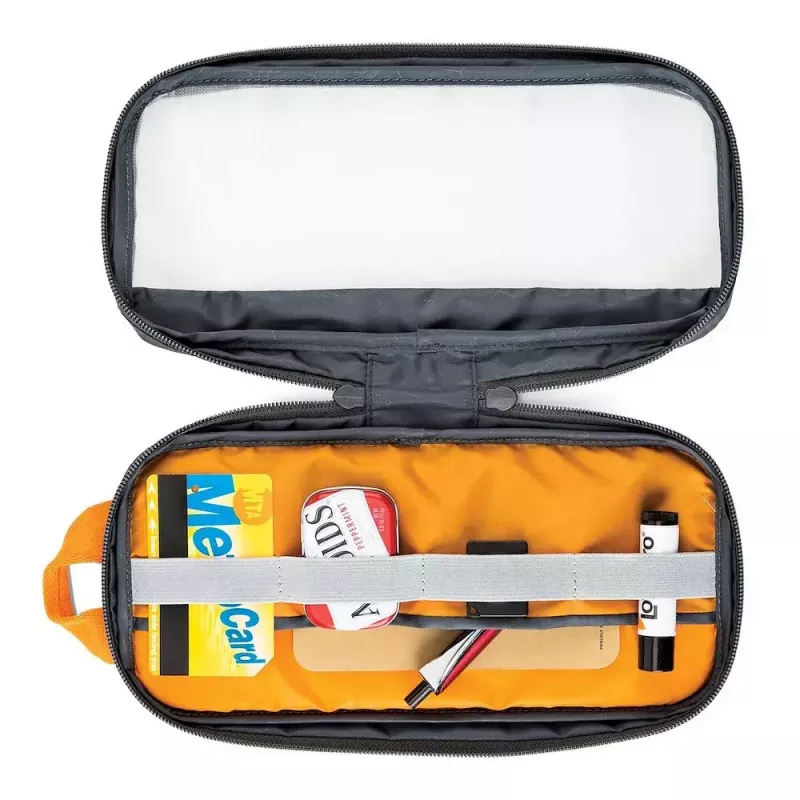 Lowepro Pouch Medium GearUp GL LP37139-GRL nailon ripstop polyesteri oranssi harmaa 280x45x140mm