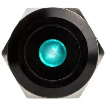 DimasTech vandalismikytkin/-painike 22mm Blackline Dot RGB PD219