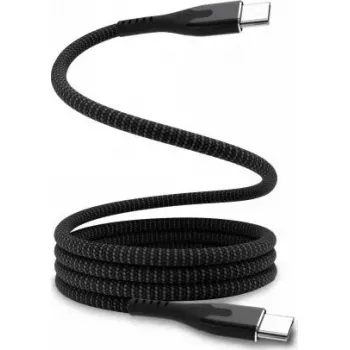 USB-C - USB-C magneettikaapeli STATIK MagStack Pro 2 m musta