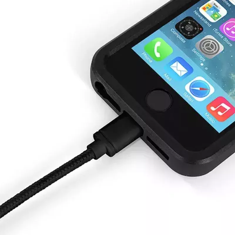Lightning–USB-A-kaapeli OWC NWTCBLUSBL3MB — 3 m, musta