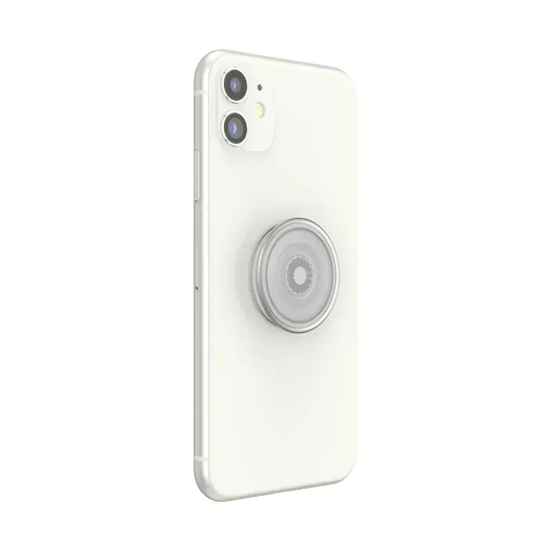 Grip PopSockets PlantCore by Popsockets — yleiskäyttöinen puhelinkahva, harmaa läpikuultava, 38,8 × 7,7 mm
