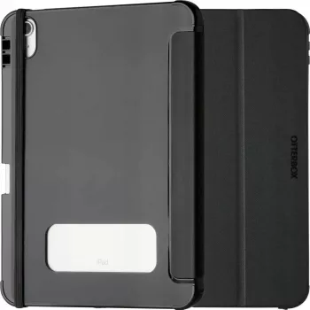Flip-kotelo OTTERBOX React Series Apple 10,9 tuuman iPad 10. sukupolvi, musta