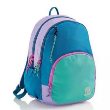 Miquelrius Triple Oslo kierrätetty reppu, 27 L, 3 lokeroa, violetti