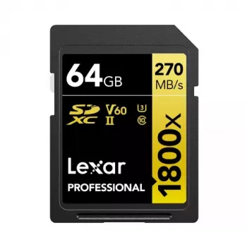 Muistikortti Lexar 64 GB SDXC UHS-II LSD1800064G-BNNNG