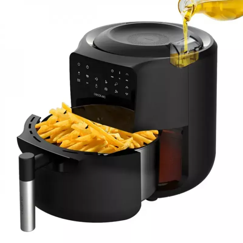 Vähärasvainen friteerauskeitin Cecotec 03300 5,5 L 1550 W musta